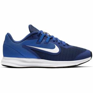 Nike DOWNSHIFTER 9 GS modrá 3.5 - Dětská běžecká obuv