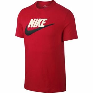 Nike NSW TEE BRAND MARK M červená XL - Pánské tričko