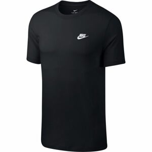 Nike SPORTSWEAR CLUB Pánské tričko, černá, veľkosť S