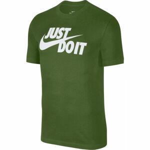 Nike NSW TEE JUST DO IT SWOOSH zelená L - Pánské tričko
