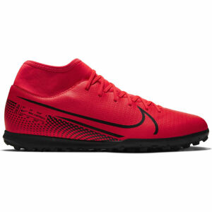 Nike MERCURIAL SUPERFLY 7 CLUB TF červená 11 - Pánské turfy