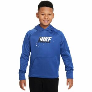 Nike TF PO HOODIE GFX 1 Chlapecká mikina, modrá, velikost M