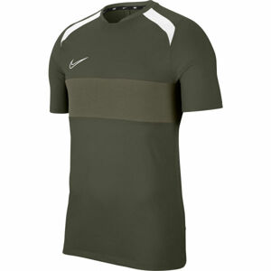 Nike DRY ACD TOP SS SA M Pánské fotbalové tričko, khaki, velikost S