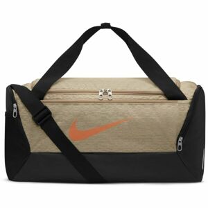 Nike BRASILIA S Sportovní taška, béžová, velikost UNI