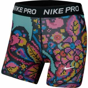 Nike NP BOY SHORT PRINT FEMME Dívčí šortky, mix, velikost S