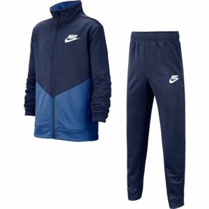 Nike B NSW CORE TRK STE PLY FUTURA modrá M - Dětská sportovní souprava