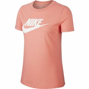 Nike NSW TEE ESSNTL ICON FUTUR W červená XS - Dámské tričko