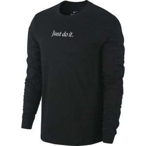 Nike NSW LS TEE JDI EMB M Pánské tričko s dlouhým rukávem, černá, velikost S