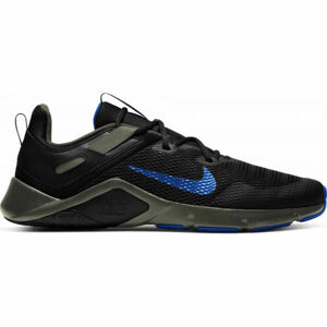 Nike LEGEND ESSENTIAL Pánská tréninková obuv, Černá,Modrá, velikost 44.5