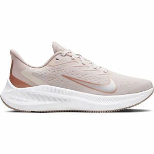 Nike ZOOM WINFLO 7 W Dámská běžecká obuv, Růžová,Bílá,Stříbrná, velikost 7.5