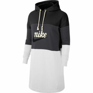 Nike NSW VRSTY HOODIE DRESS FT W černá XS - Dámské šaty