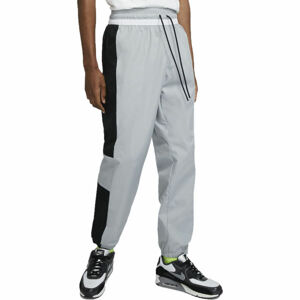 Nike NSW NIKE AIR PANT WVN M Pánské kalhoty, Šedá,Černá, velikost XL