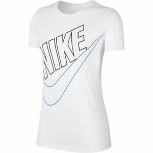 Nike NSW TEE PREP FUTURA W bílá XL - Dámské tričko