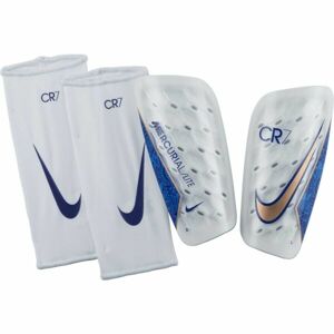 Nike CR7 MERCURIAL LITE Fotbalové chrániče, bílá, veľkosť L
