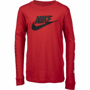 Nike NSW TEE LS FUTURA B  L - Chlapecké tričko s dlouhým rukávem
