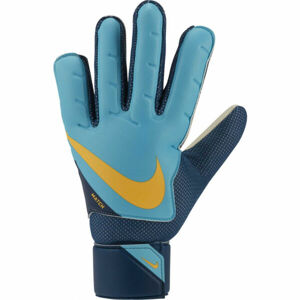 Nike GOALKEEPER MATCH Pánské brankářské rukavice, Světle modrá,Modrá,Žlutá, velikost 9