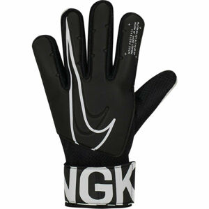 Nike GOALKEEPER MATCH JR Dětské brankářské rukavice, Černá,Bílá, velikost