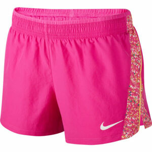 Nike ICNCLSH SHORT 10K W Dámské šortky, Růžová,Bílá,Mix, velikost XS