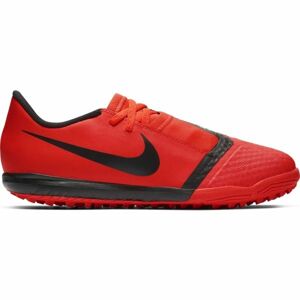 Nike JR PHANTOM VNM ACADEMY TF Dětské turfy, Červená,Černá, velikost 35.5
