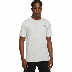 Nike NSW CLUB TEE SUST Pánské tričko, šedá, velikost XXL
