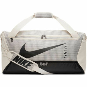 Nike BRASILIA 9.0 M Sportovní taška, béžová, velikost UNI