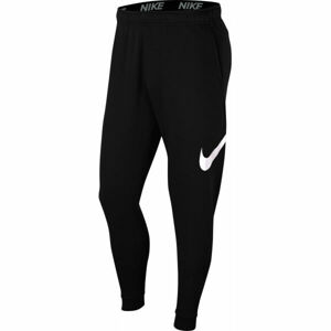 Nike DRI-FIT Pánské tréninkové kalhoty, Černá,Bílá, velikost