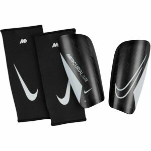 Nike MERCURIAL LITE Chrániče holení, černá, velikost S