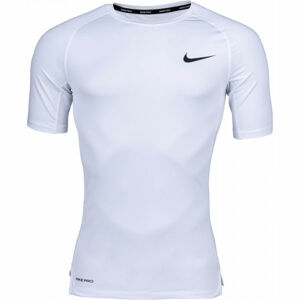 Nike NP TOP SS TIGHT M bílá XL - Pánské tričko