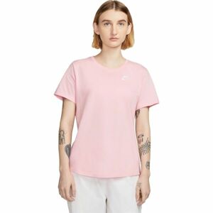 Nike NSW TEE CLUB Dámské tričko, růžová, velikost L