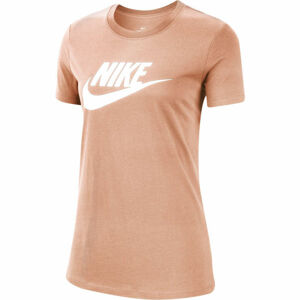 Nike NSW TEE ESSNTL ICON FUTURA oranžová M - Dámské tričko