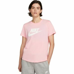 Nike NSW TEE ESSNTL ICN FTRA Dámské tričko, růžová, velikost S