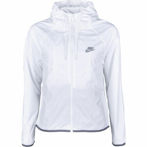 Nike NSW WR JKT Dámská bunda, Bílá,Šedá, velikost XS