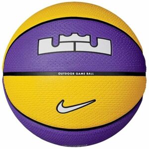 Nike PLAYGROUND 8P 2.0 L JAMES DEFLATED Basketbalový míč, fialová, velikost 7