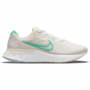 Nike RENEW RUN 2 Dámská běžecká obuv, Bílá,Růžová,Světle zelená, velikost 9.5