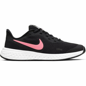 Nike REVOLUTION 5 GS Dětská běžecká obuv, černá, velikost 38.5