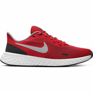 Nike REVOLUTION 5 GS Dětská běžecká obuv, červená, veľkosť 36