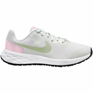 Nike REVOLUTION 6 GS Dětská běžecká obuv, béžová, velikost 39