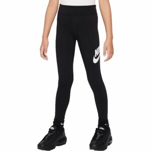 Nike SPORTSWEAR ESSENTIALS Dívčí legíny, černá, velikost