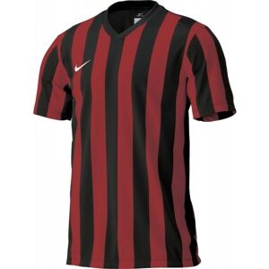 Nike STRIPED DIVISION Dětský fotbalový dres, vínová, velikost L