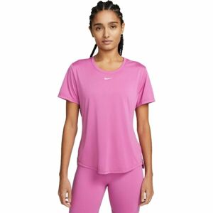 Nike NK ONE DF SS STD TOP Dámské funkční tričko, růžová, velikost L