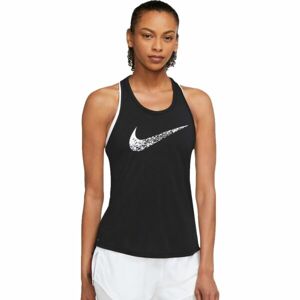 Nike SWOOSH RUN Dámské sportovní tílko, černá, veľkosť S