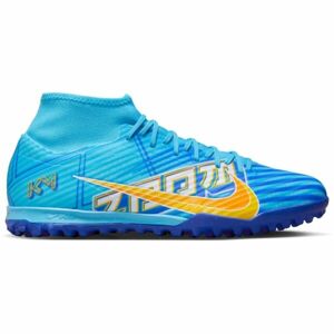 Nike ZOOM MERCURIAL SUPERFLY 9 ACADEMY KM TF Pánské turfy, modrá, velikost 44.5