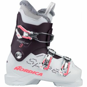 Nordica SPEEDMACHINE J 3 Dětské lyžařské boty, bílá, veľkosť 22.5