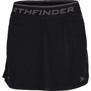 Northfinder BHELKA Dámská sukně s vnitřními šortkami, černá, velikost XL
