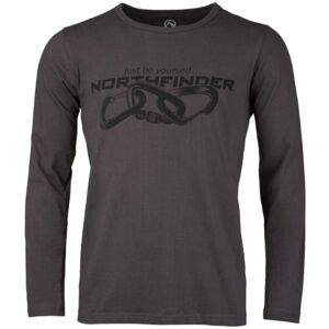 Northfinder CLIMB hnědá S - Pánské triko