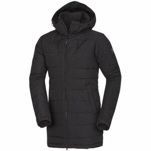 Northfinder LENRRY Pánský kabát, černá, velikost XL