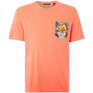 O'Neill LM PRINT T-SHIRT Pánské tričko, oranžová, velikost S