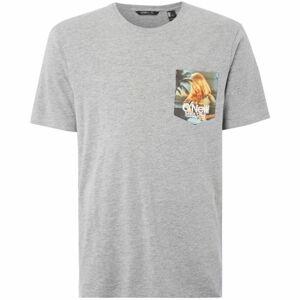 O'Neill LM PRINT T-SHIRT šedá M - Pánské tričko