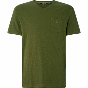 O'Neill LM ESSENTIALS V-NECK T-SHIRT tmavě zelená L - Pánské tričko