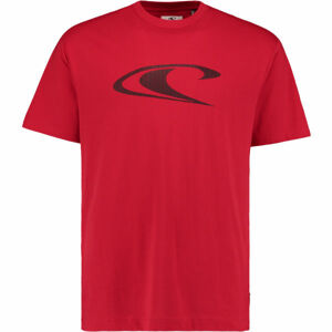O'Neill LM WAVE T-SHIRT Pánské tričko, Červená,Tmavě šedá, velikost